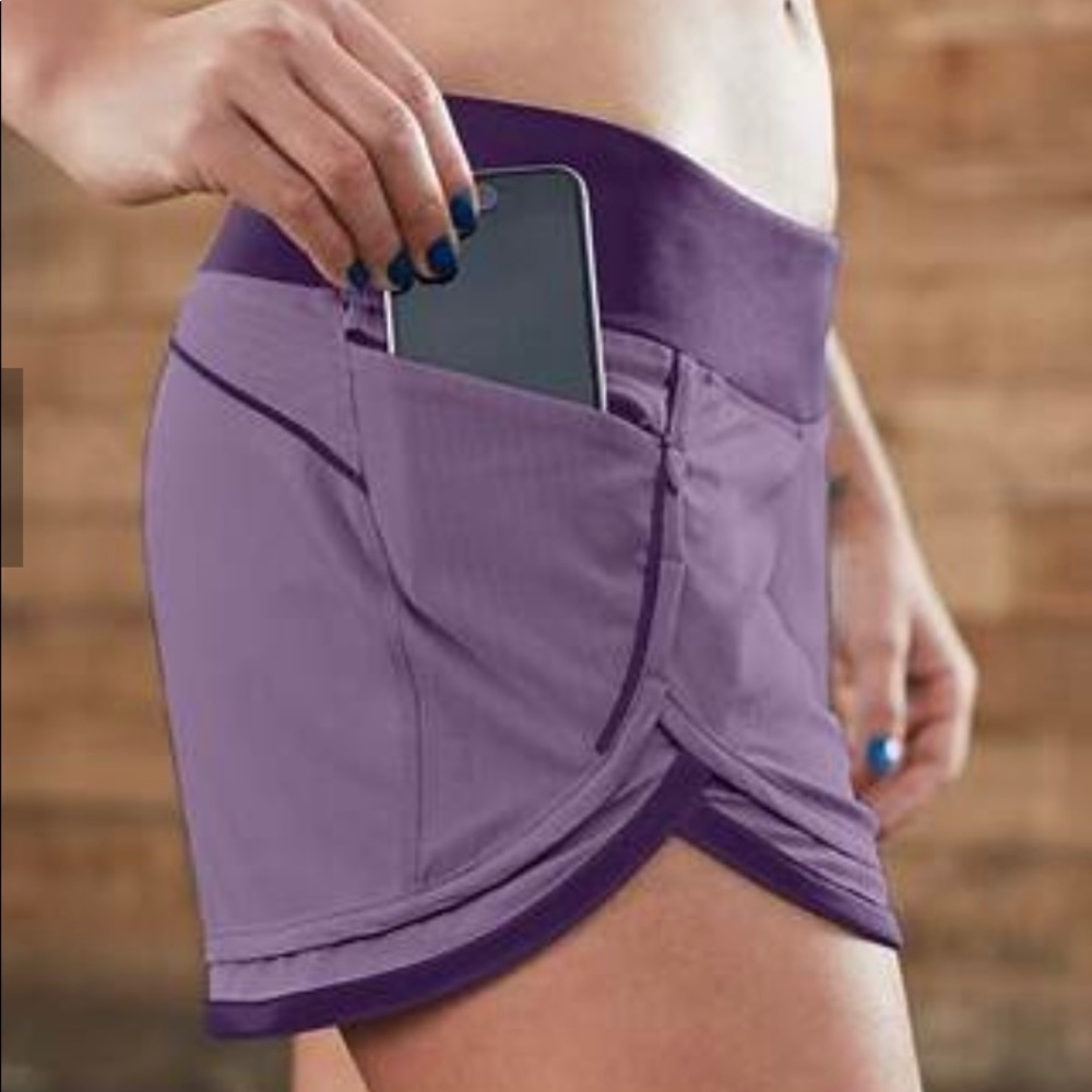 Hylete Iris Women's Running Shorts - Purple